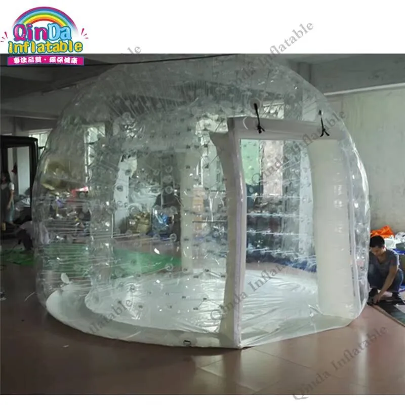 Namiot dmuchany typu Aie Dome dla 3-4 osób, dmuchany namiot-bąbel na trawnik do rodzinnego biwakowania