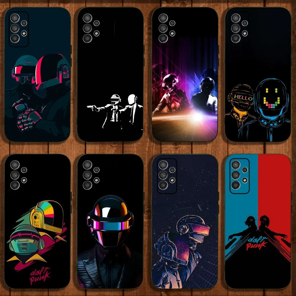 D-Daft-P-Punk Band France Phone Case For Samsung Galaxy A13,A21s,A22,A31,A32,A52,A53,A71,A80,A91 Soft Black Cover