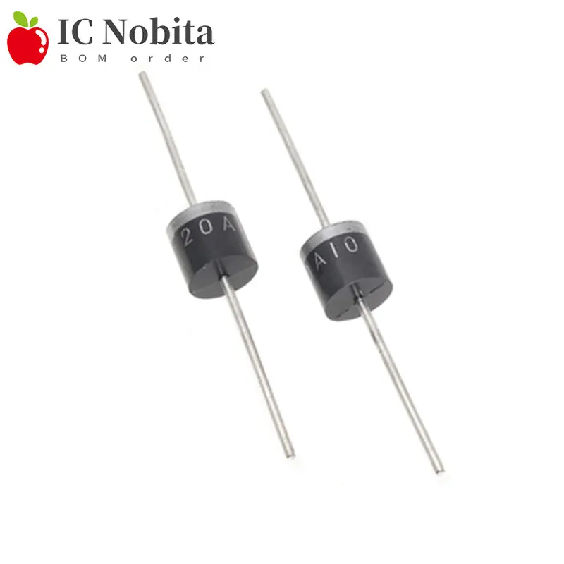 10PCS 10A10 6A10 20A10 6A 10A 20A 1000V Electrical Axial Rectifier Diode R-6 DIP New