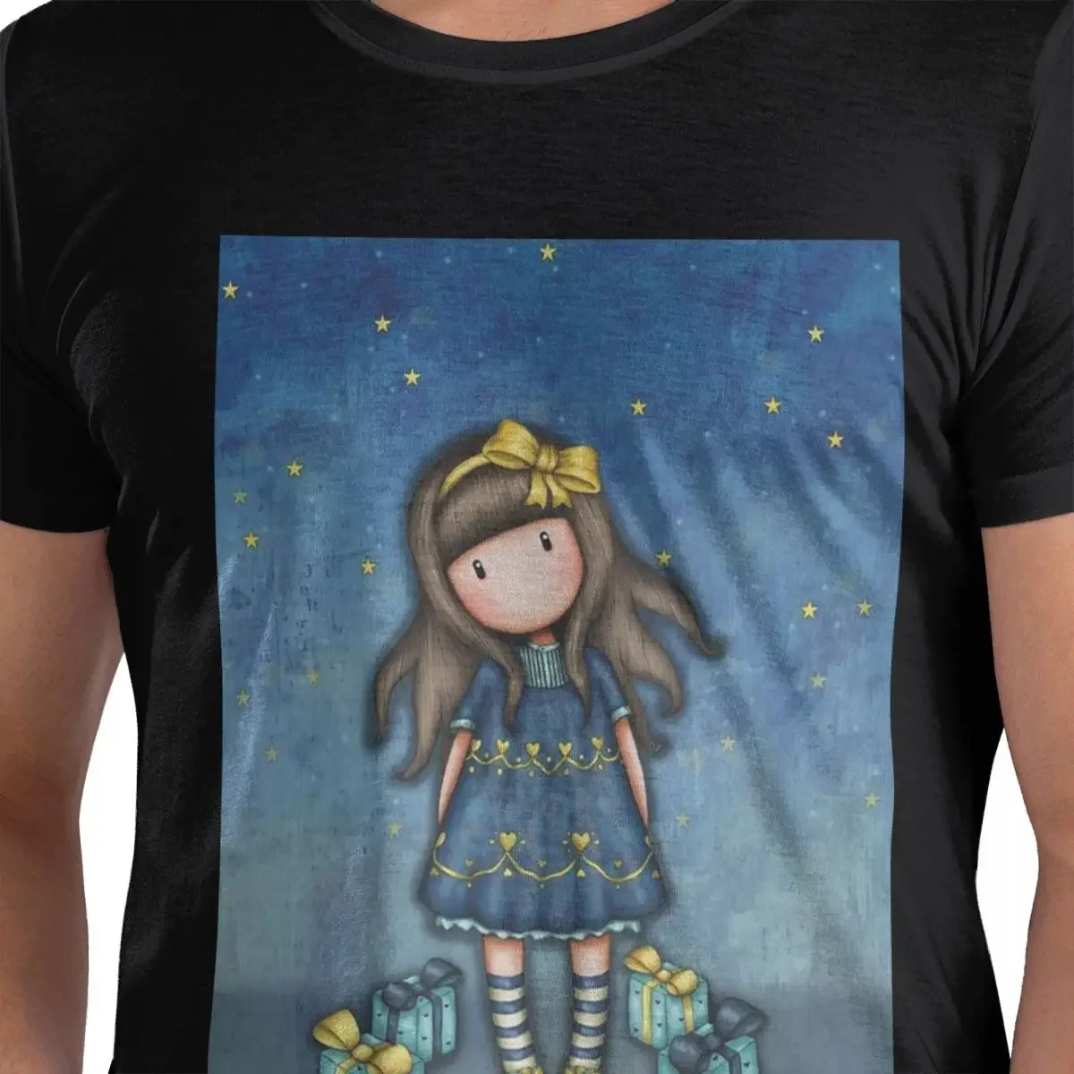 

Santoro Gorjuss 100% Cotton T-Shirt Men'sClassic T Shirts Men Round Neck Short Sleeve S-6XL