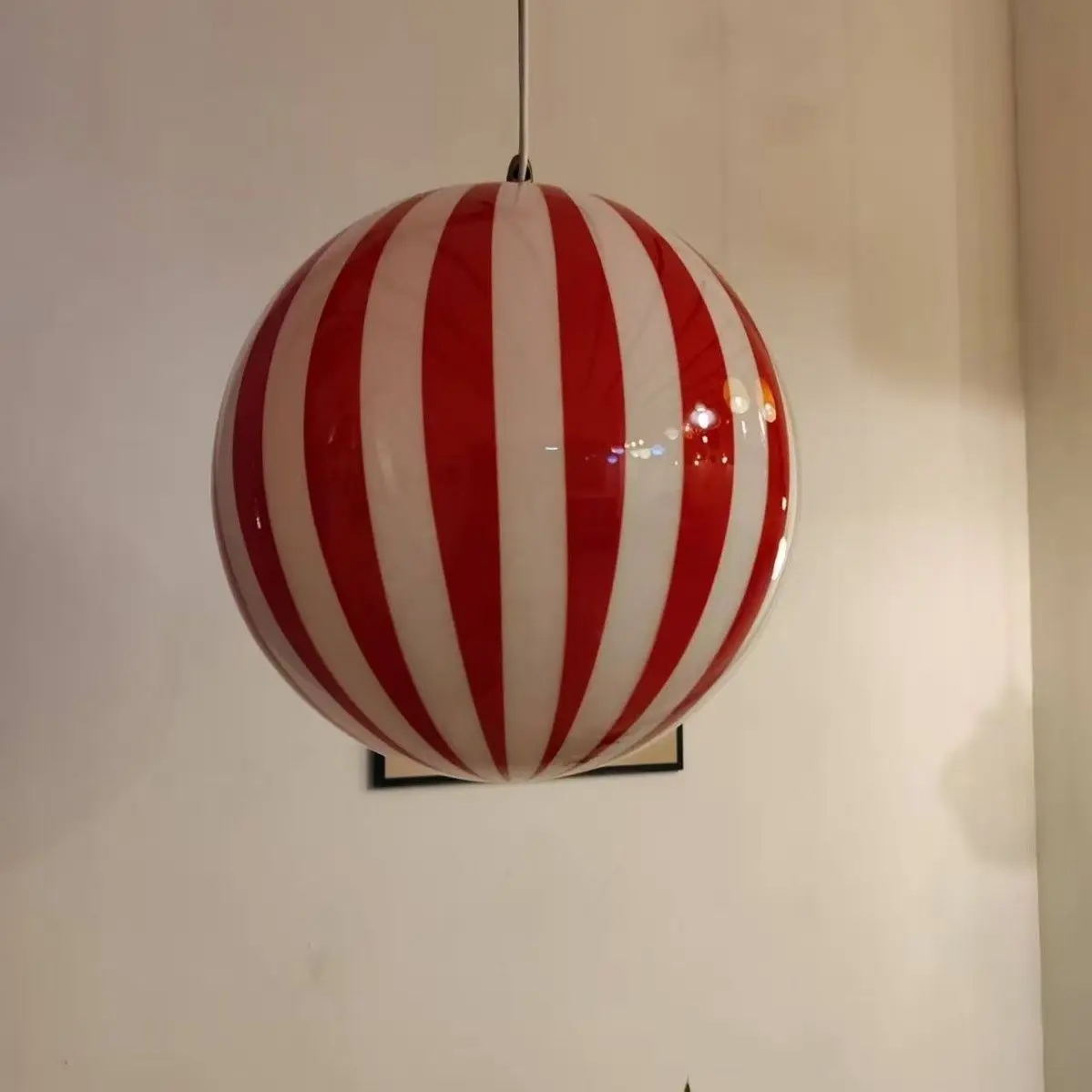 Modern Colorful Ball Chandelier Kids Room Glass Pendant Light for Bedroom Living Room Shop Home Decor Art Pendant Lamp