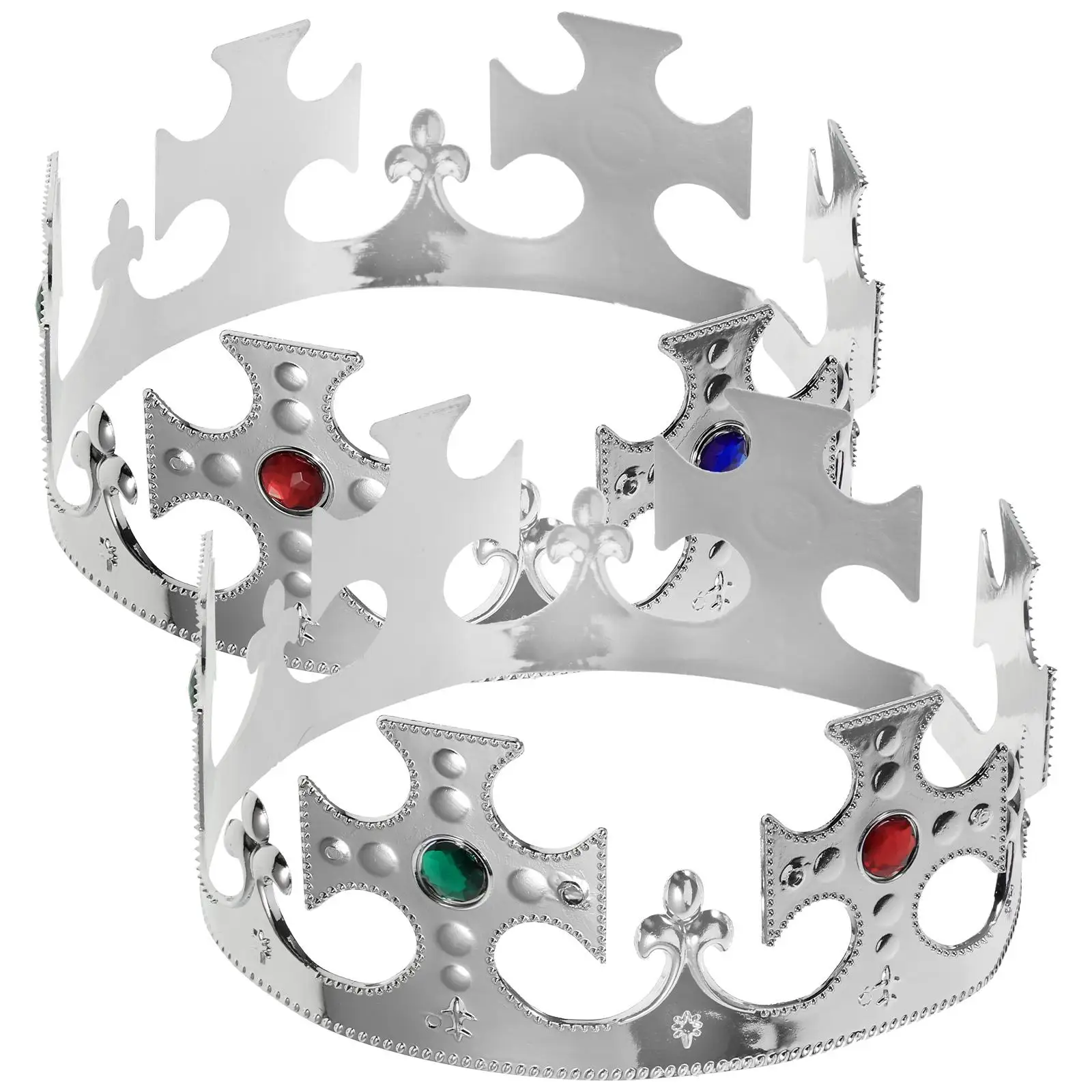 

2 Pcs Halloween Prop Crown Cross Decorations Birthday Party Favors Queen