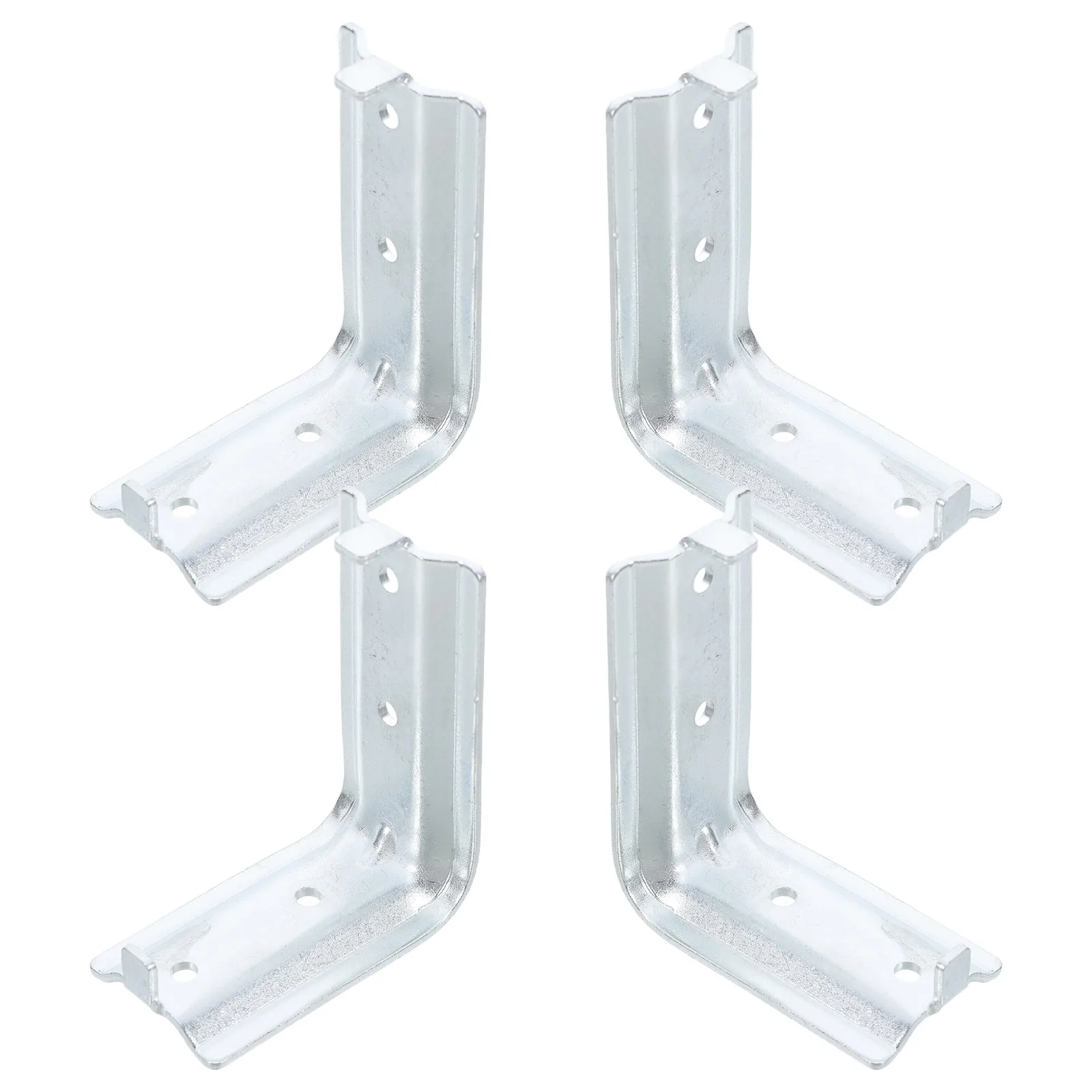 

4pcs Fire Hook Wall Mount Dualhead Metal Brackets Heavy Duty Storage Truck Car Fire Extinguisher Hooks Accessories