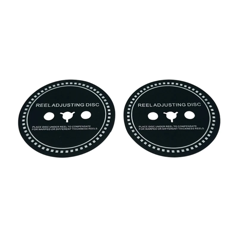 릴 투 릴 테이프 레코더용 트라이던트/NAB 어댑터 0.8mm 0.9mm 1mm 스페이서 2개