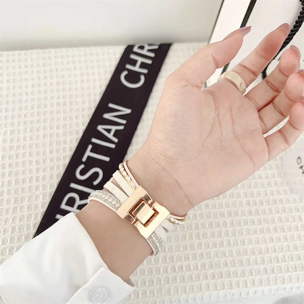 المعادن الصلب سوار الحلي الماس حزام ل Iwatch سلسلة 7 6 se 5 4 3 38 مللي متر 40 مللي متر 42 مللي متر 44 مللي متر ل سوار ساعة أبل سلسلة امرأة