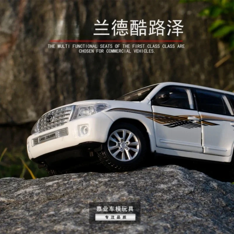 1:24 لاند كروزر سبيكة سيارة نموذج الأطفال محاكاة سيارات لعبة هدية عيد ميلاد دييكاست سبيكة نموذج سيارة تحصيل #2