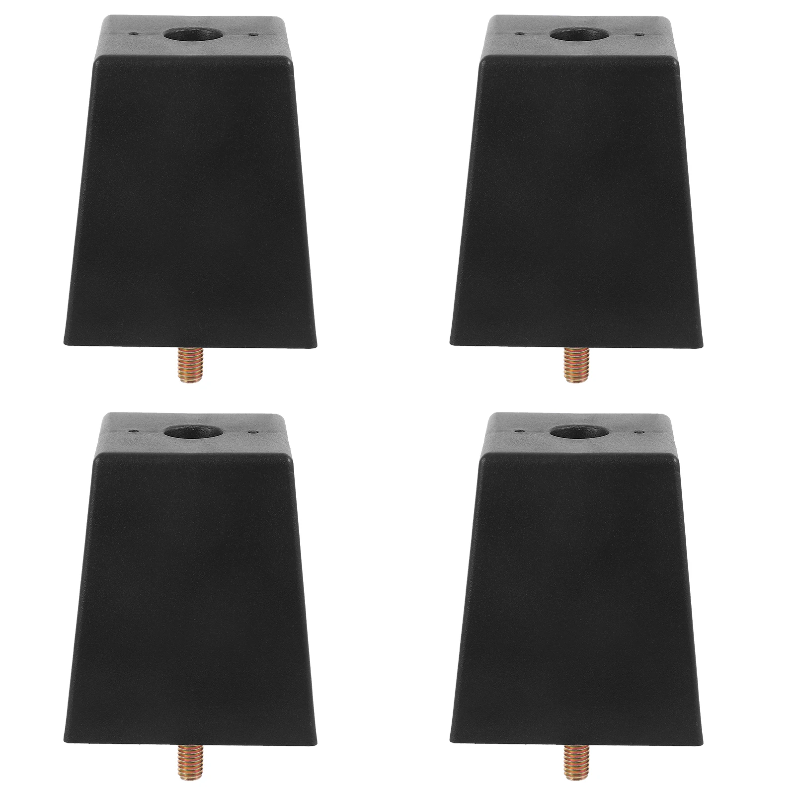 

4pcs Furniture Feet 8cm High Durable Zinc Alloy Plastic Legs Anti Slip Stable For Sofa Table Chair Desk Kitchen Cabinet