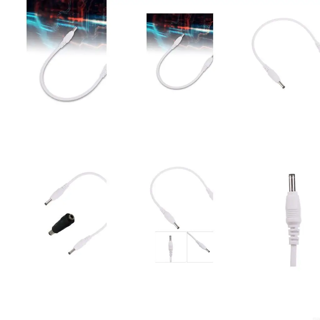 193A Durable DC35135 Power Cord for CCTV Security Cameras Cable 5.5x2.5mm Adapter