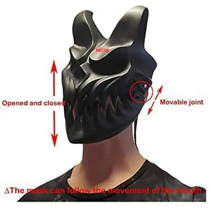 Halloween Slaughter To Prevail Mask Deathmetal Kid of Darkness Demolisher Shikolai Demon Masks Brutal Deathcore Cosplay Prop