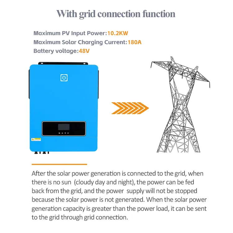 Wholesale Hybrid Mppt Solar Charge Controller 160a 8.2kw 8kw 48v Inverter Hybrid