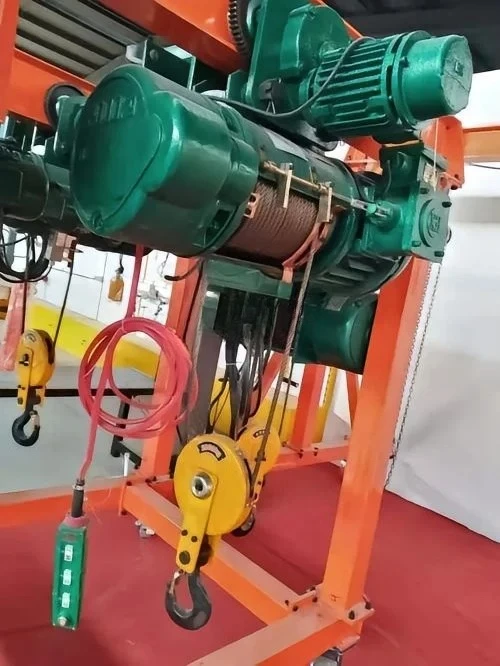 5T CD Steel Wire Rope Electric Hoist Anti-Spin Rope Remote Pendent Control