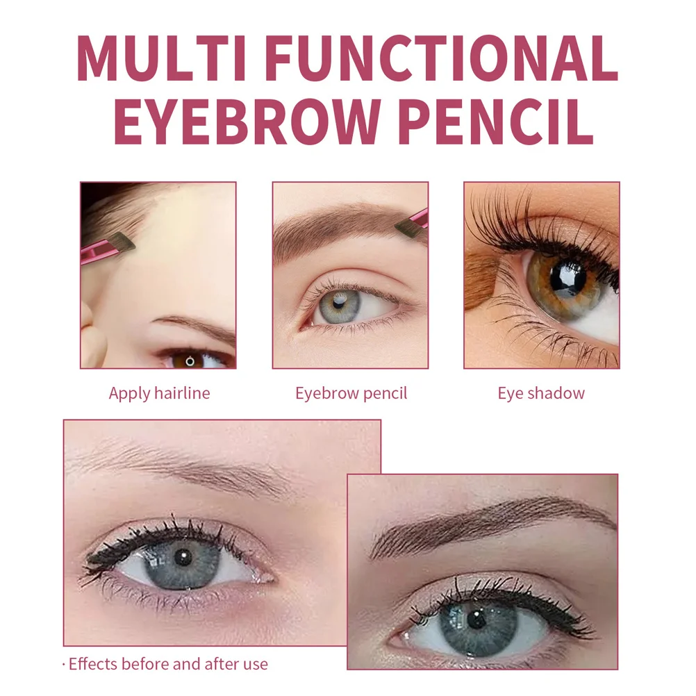 2 Stuks Wenkbrauw Borstels Schuine Makeup Tools Voor Brow Poeder Concealer Vrouwen Cosmetica Wenkbrauw Borstel Eye Brow Make-Up