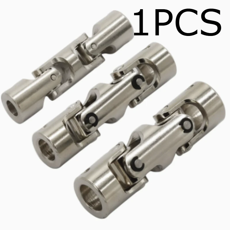 1PCS Universal Joint with Three Section for Micro Coupling 4m 5m 6m 8m 10mm Shaft Coupler Coupling Three-way joint steel