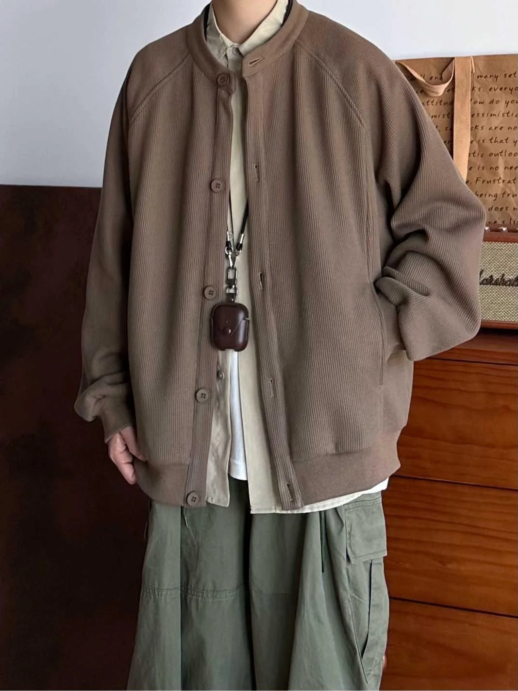 

ex Свободный крой Цветной воротник с воротником Jaet Ретро Sle Повседневная верхняя одежда Весна Осень Сезон Длинный све