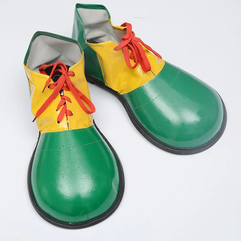 Colorful round head clown dress up April Fool's senior sense performance clothing accessories masquerade performance shoes