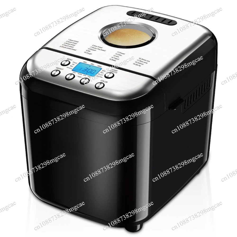 19 in 1 Programs Fully Automatic Multifunctional 1.5lb Bread Maker Stainless Steel Bread Maker Machine