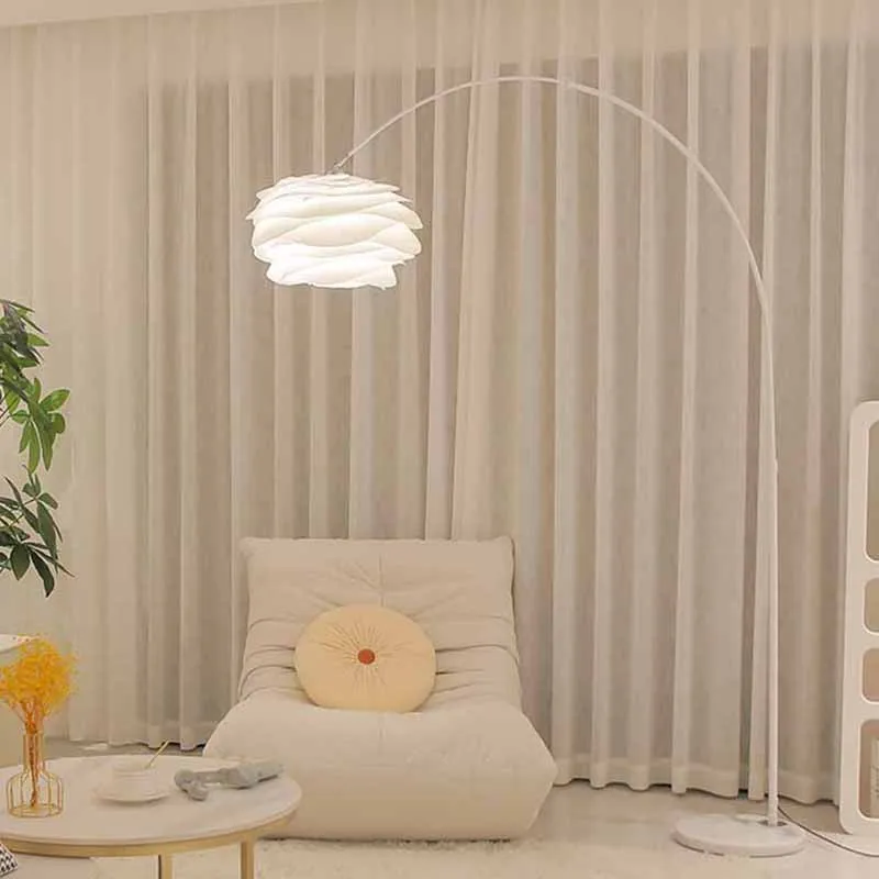 shade cover white floor lamp modern elegant kawaii led nordic lamps bedroom minimalistic lampadaire de salon home furniture