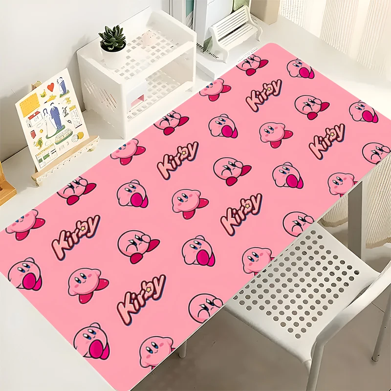

Mouse Pad PC Accessories Keyboard Pad Office Desk Mat Anti Slip Mousepad Large Gaming Mats Rubber Cartoon K-Kirbys Extended Pad