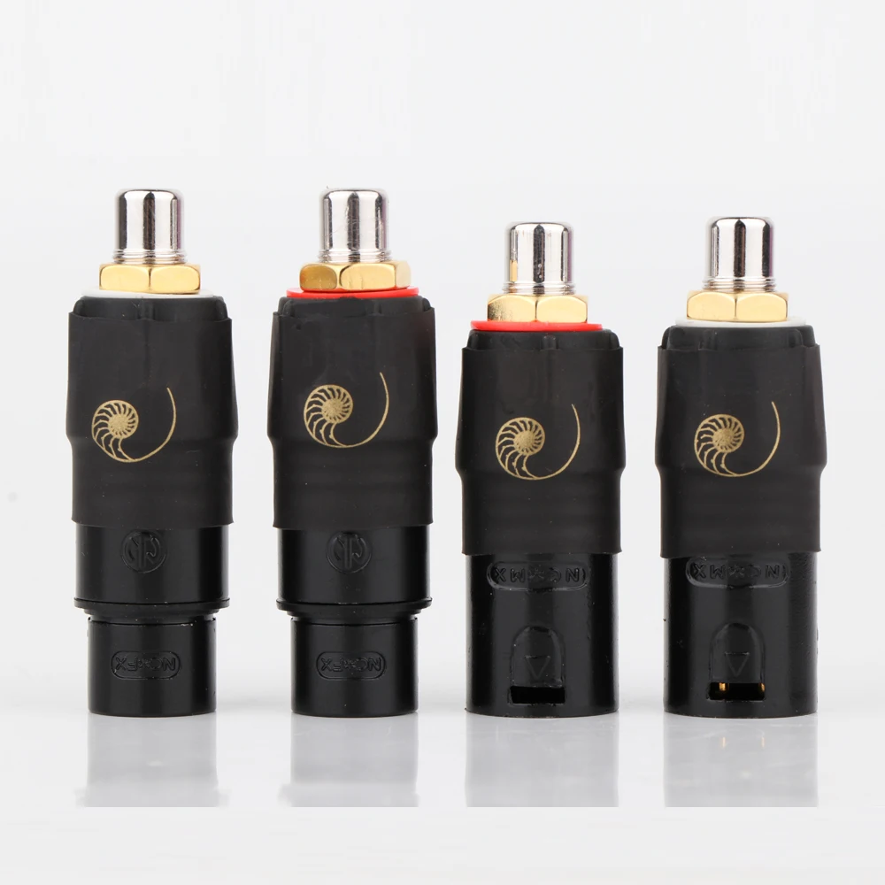 High Quality Cardas XLR 3 Pin Female/Male to RCA Femal Audio Jack Adapter Plug Connector