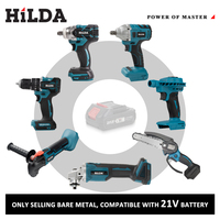 HILDA 4-inch/6-inch Rechargeable Battery Free Electric Wrench Cordless Screwdriver Mini Saw High-power Car Repair Tool