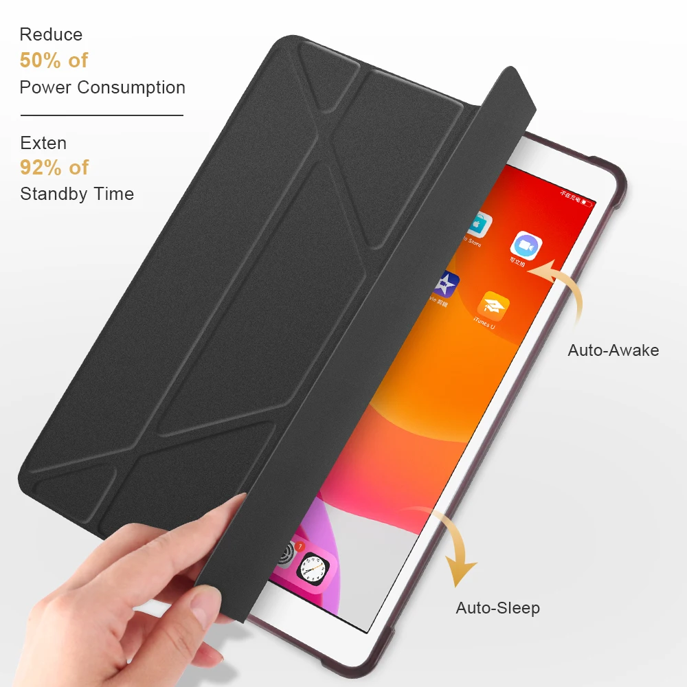 For iPad Pro 9 7 Case 2016 With Pencil Holder Smart Cover For iPad Pro 9 7 11 12 9 Air 2 3 4 5 10.2 6/7/8/9/10th Generation Case