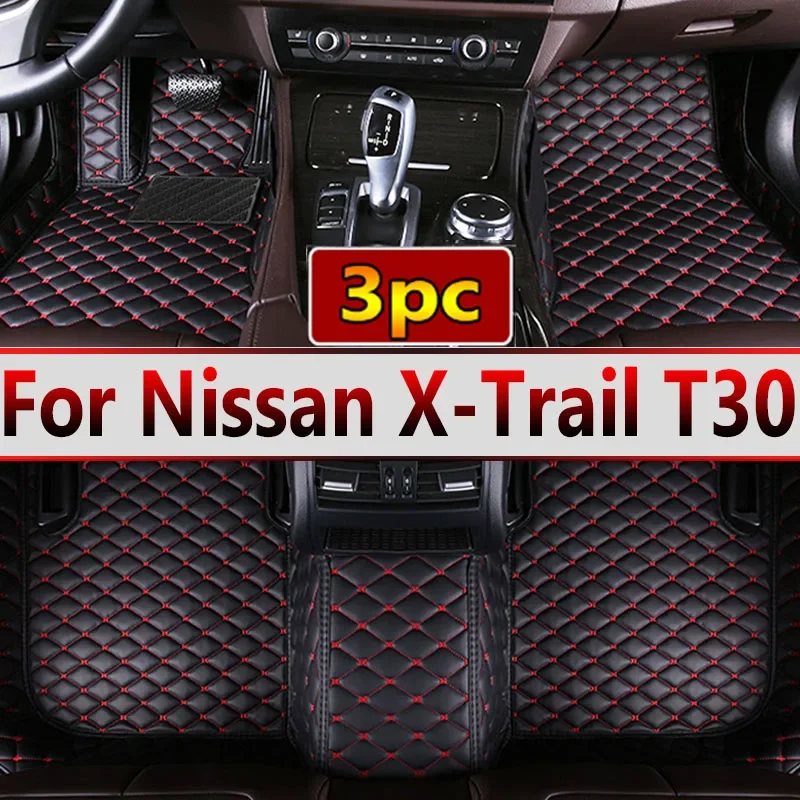 Car Floor Mat For Nissan X-Trail T30 2001~2007 Anti-dirty Carpet Leather Mat Accesorios Para Auto Car Mats Floor Car Accessories