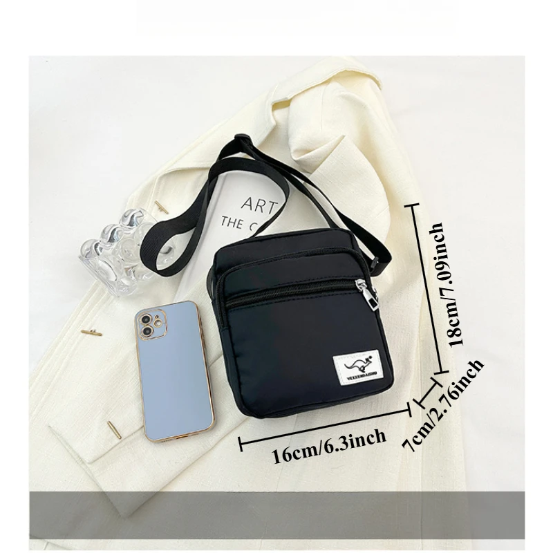 Japanese original composite cloth men's shoulder bag fashion men's casual cross-body bag versatile cell phone change small bags