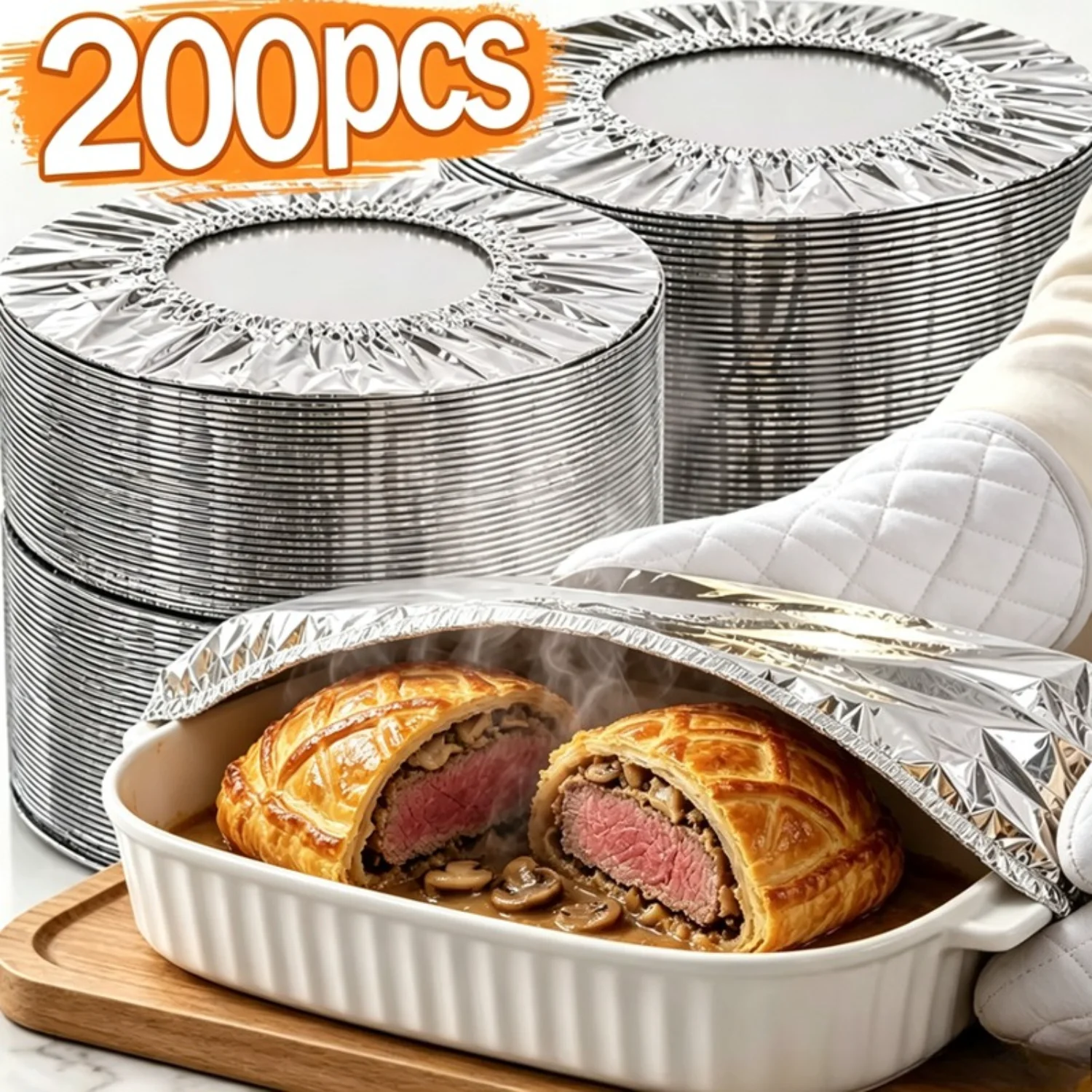 Kitchen Baking Table - Aluminum Foil Keep Warm Covers Dining