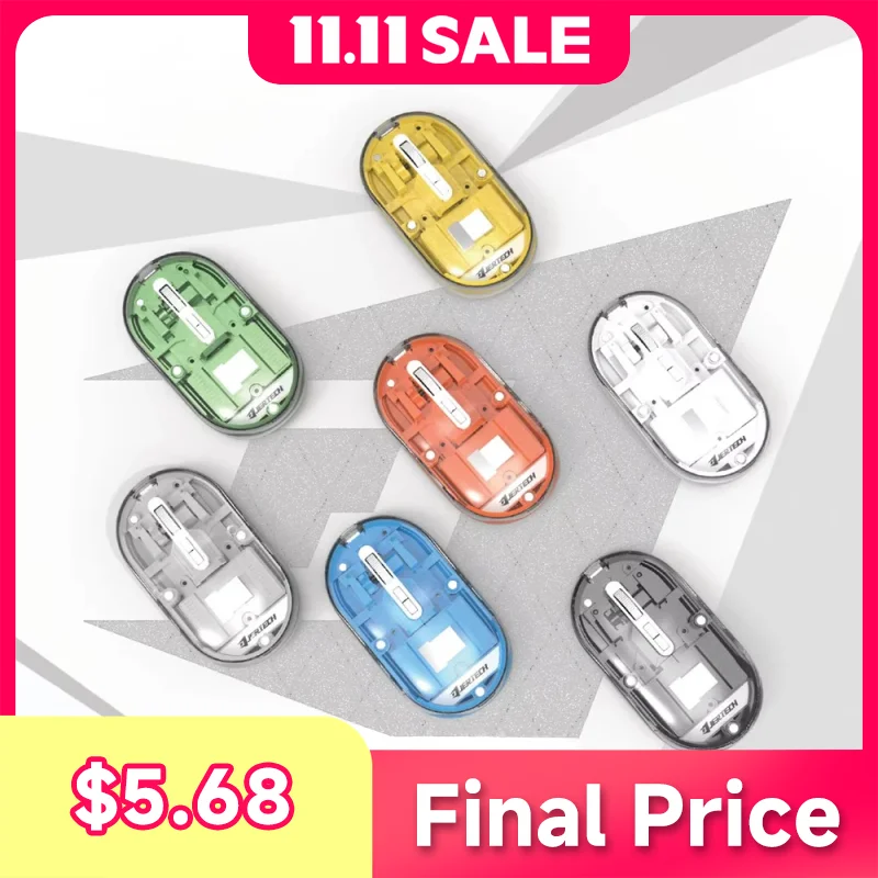 

WB120 Mouse Wireless Bluetooth The Third Mock Examination Magnetic Suction Mute Rechargeable Transparent Computer Mouse