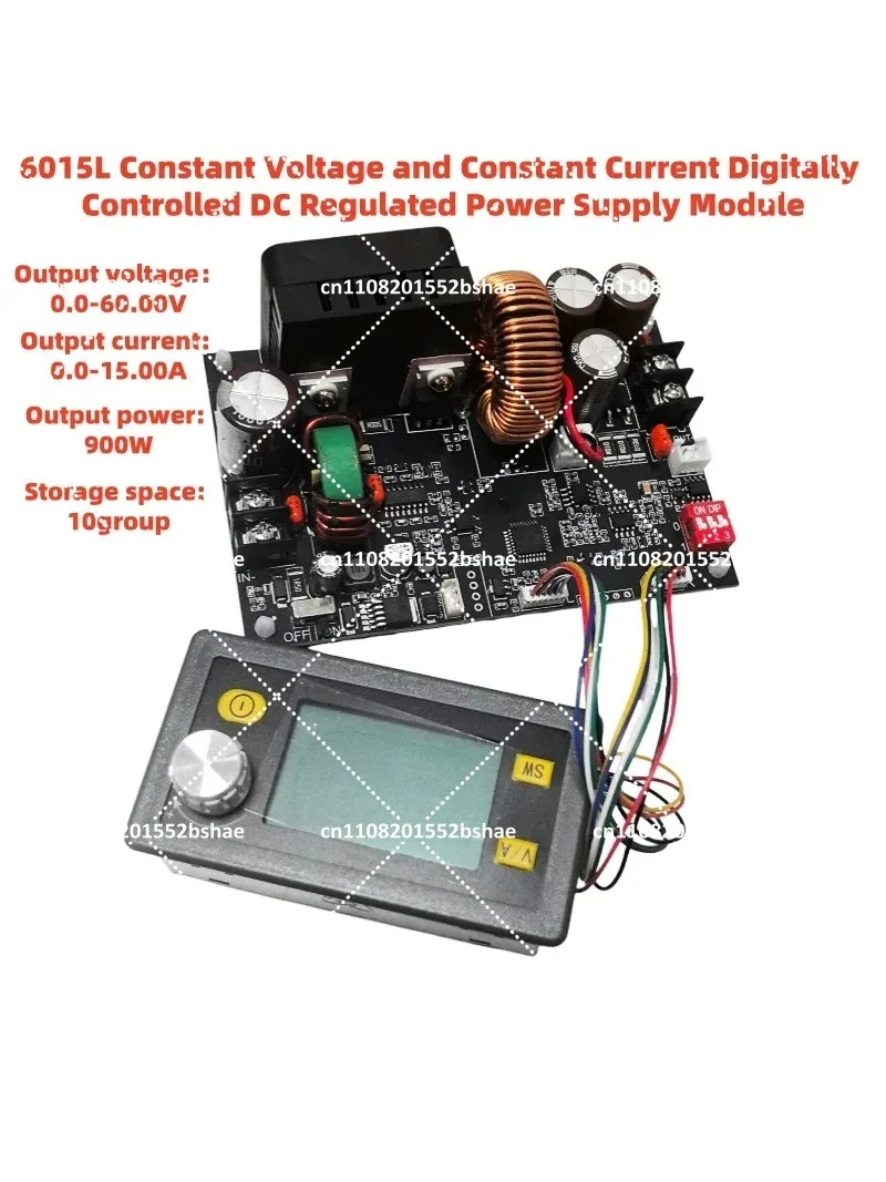 60V 15A 900W DC Adjustable Power Supply, CNC Voltage Regulator Buck Converter Step-Down Module