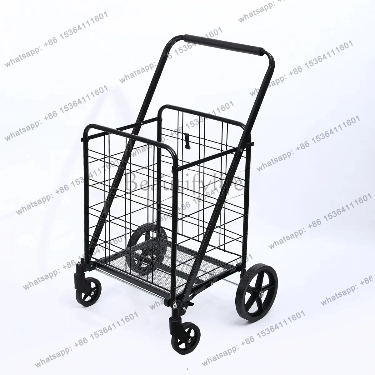 shopping trolley pick up express portable folding shopping cart stall household trolley trolley hand pull trailer