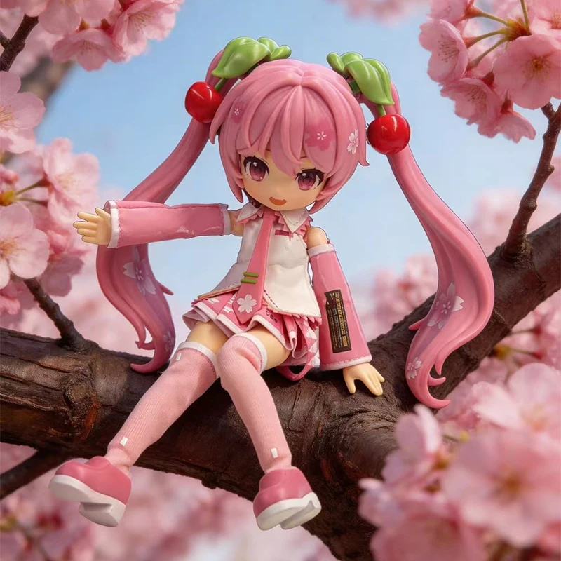 Original In Stock Sakura Hatsune Miku Outfit Change Dolls Kawaii Action Figure Toys Collection Pvc Model Girlfriend Gift