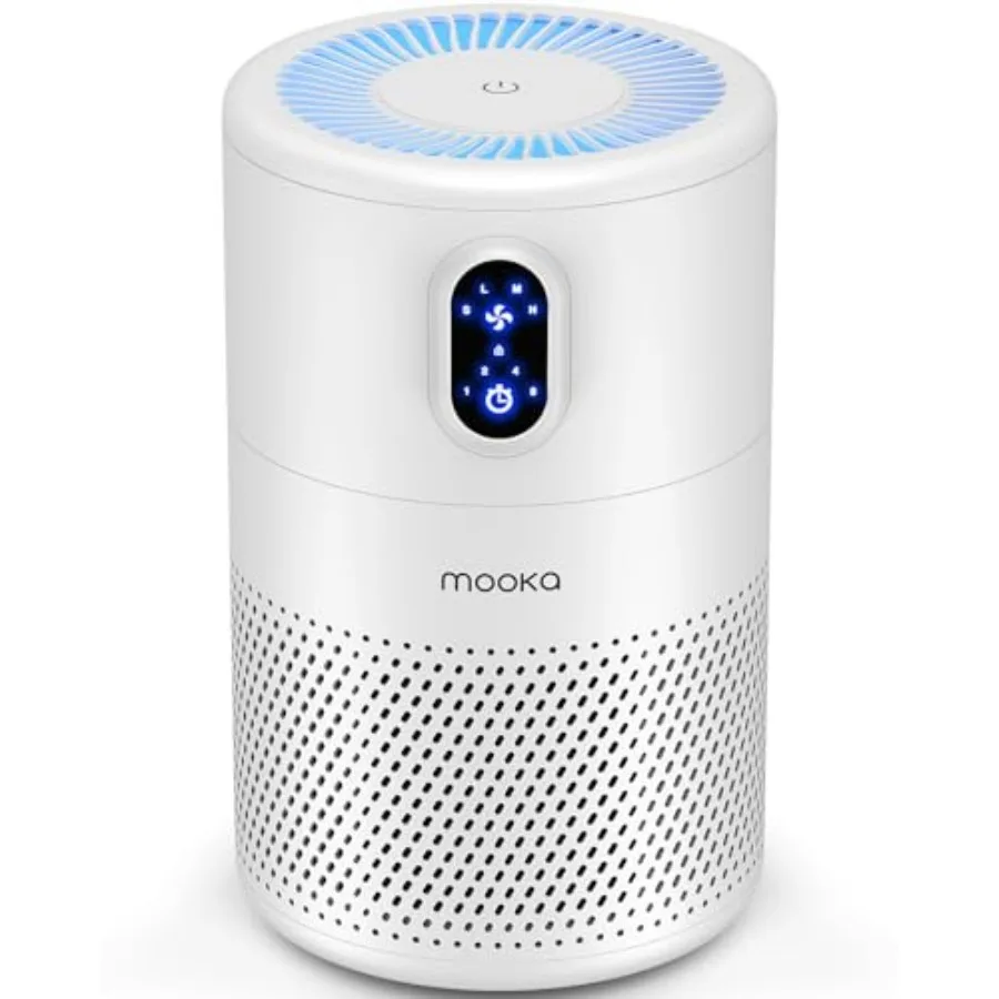 

Air Purifiers for Home Large Room up to 1076ft² H13 True HEPA Air Filter Cleaner Odor Eliminator Remove Smoke Dust Pollen Pet D