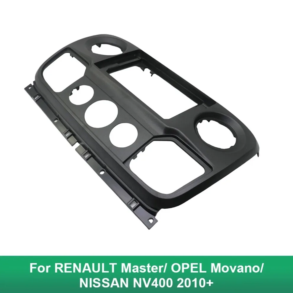 Car radio frame 10 Inch  Fascia Panel for RENAULT Master, OPEL Movano, NISSAN NV400 2010+ Dash Kit Facia Trim Plate Adapter