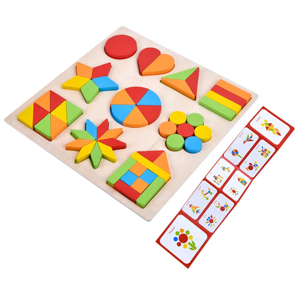 Toddler Geometry Shape Matching Puzzle Toy Fun Early Education Gift For Children Interactive Play