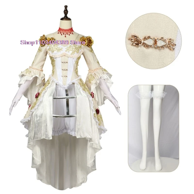 Game Identity V Cosplay Costumes Bloody Queen Mary Cosplay Costume Bloodbath Skin Uniforms Clothes Suits Wig Dresses Evening