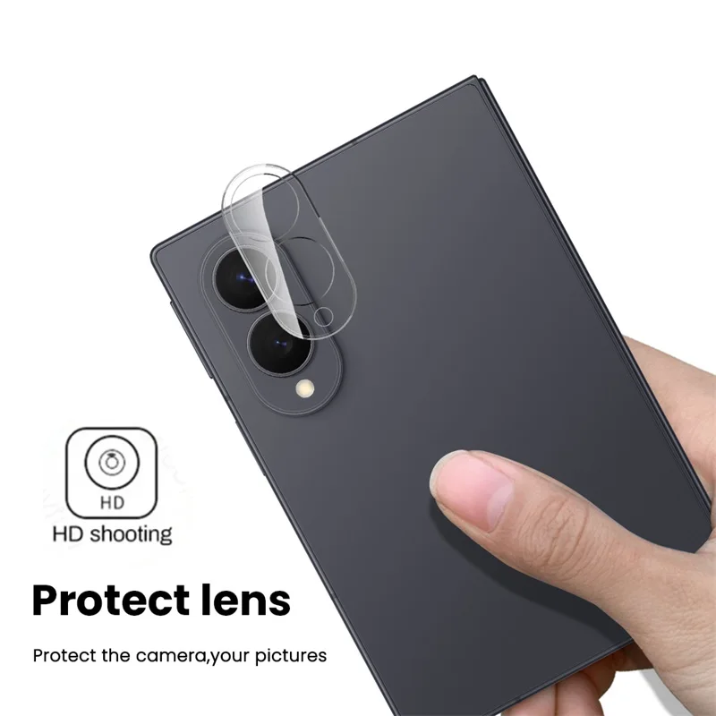 Transparent 3D Integrated Camera Protector for Samsung Galaxy Z Fold8 5G SM-F971B 7.6