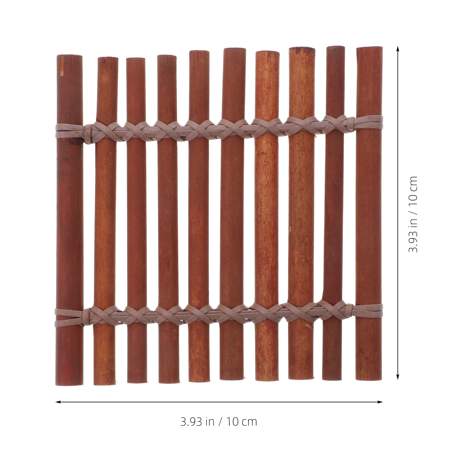 1pcs Bamboo Raft Micro Landscape Unique Weaving Design Material For Photography Props Miniature Gardens Teaching