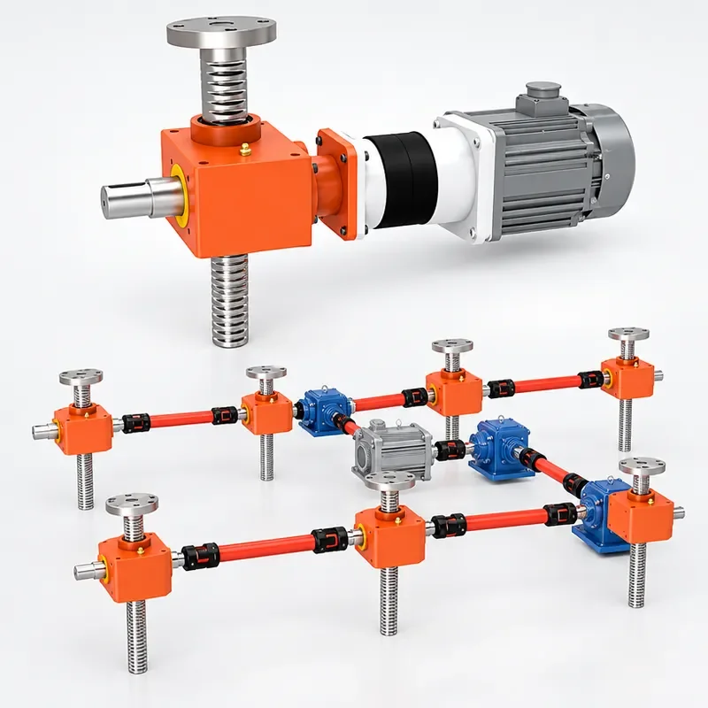 Vertical Gear Rack Wire Lifting Synchronous Platform Electric Worm Gear Reducer Industrial Lifting Equipment