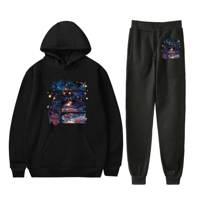 Zedd Automatic Yes Hoodies Pants Sets Merch For Men/Women Sweatshirt Pants Two Piece Set Cosplay Hooded Streetwear