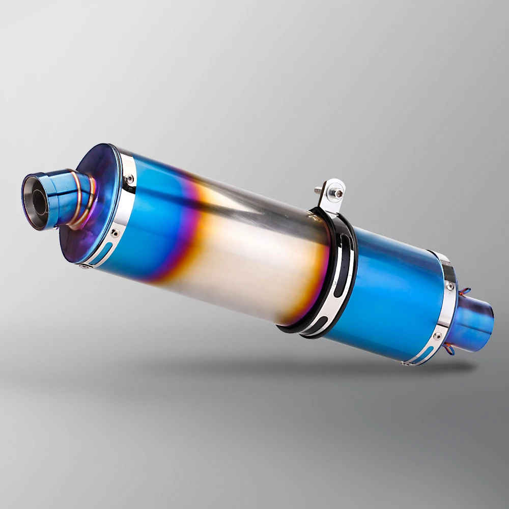 

Универсальный мотоциклетный выхлопной глушитель из нержавеющей стали 340 мм 440 мм 540 мм T118 с DB Killer для CB650R NINJA400 R3 GTS300