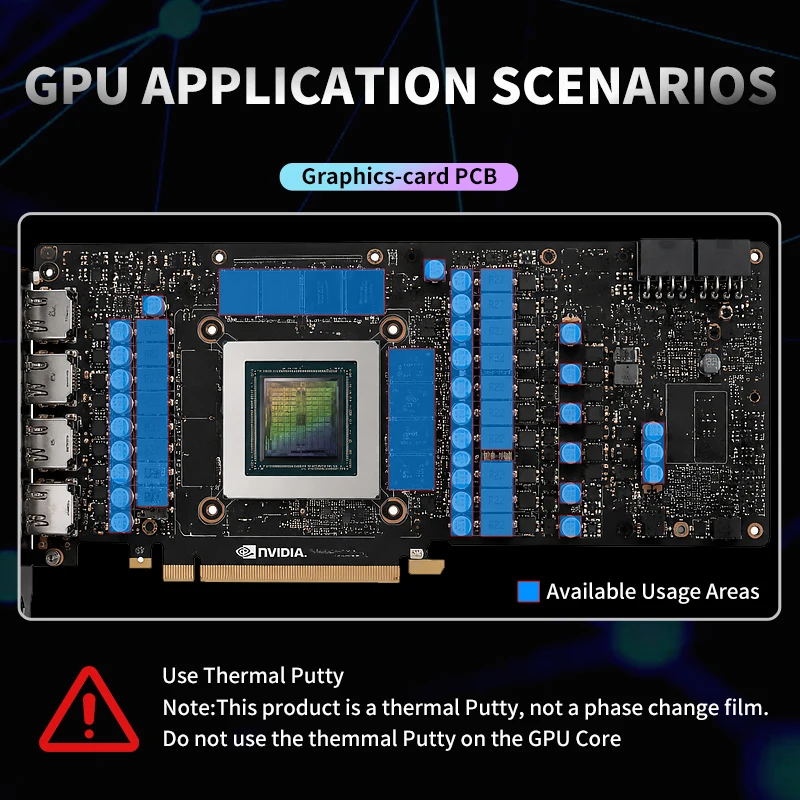 Szpachlówka Termiczna 14.8W UTP-8 Extreme Do VGA GPU IC Procesora Szybkie Chłodzenie Podkładka Termiczna Zamiennik 12.8W Podstawowa 16.8W Bez Ograniczeń — zdjęcie produktu 6