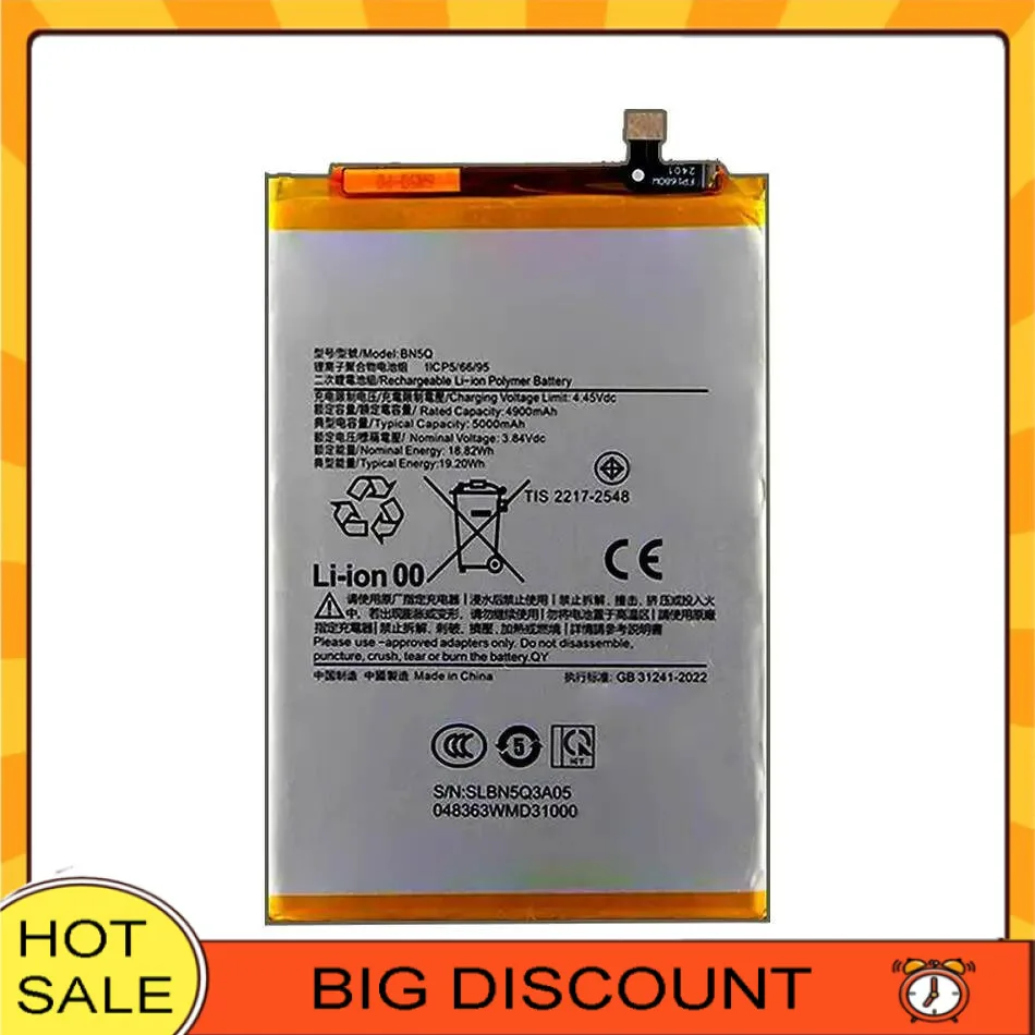 

BN5Q Mobile Phone Battery Durable 5000Mah High Performance For Xiaomi Redmi 13C Poco M6 5G C65