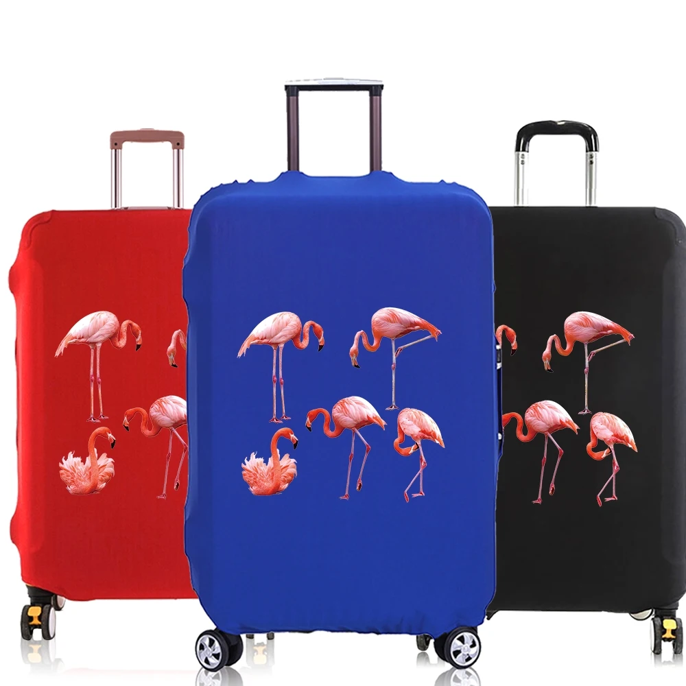 

Luggage Cover for 18-30 inch Suitcase Elastic Baggage cover Travel Accessories Dust protective case Flamingo Print Series