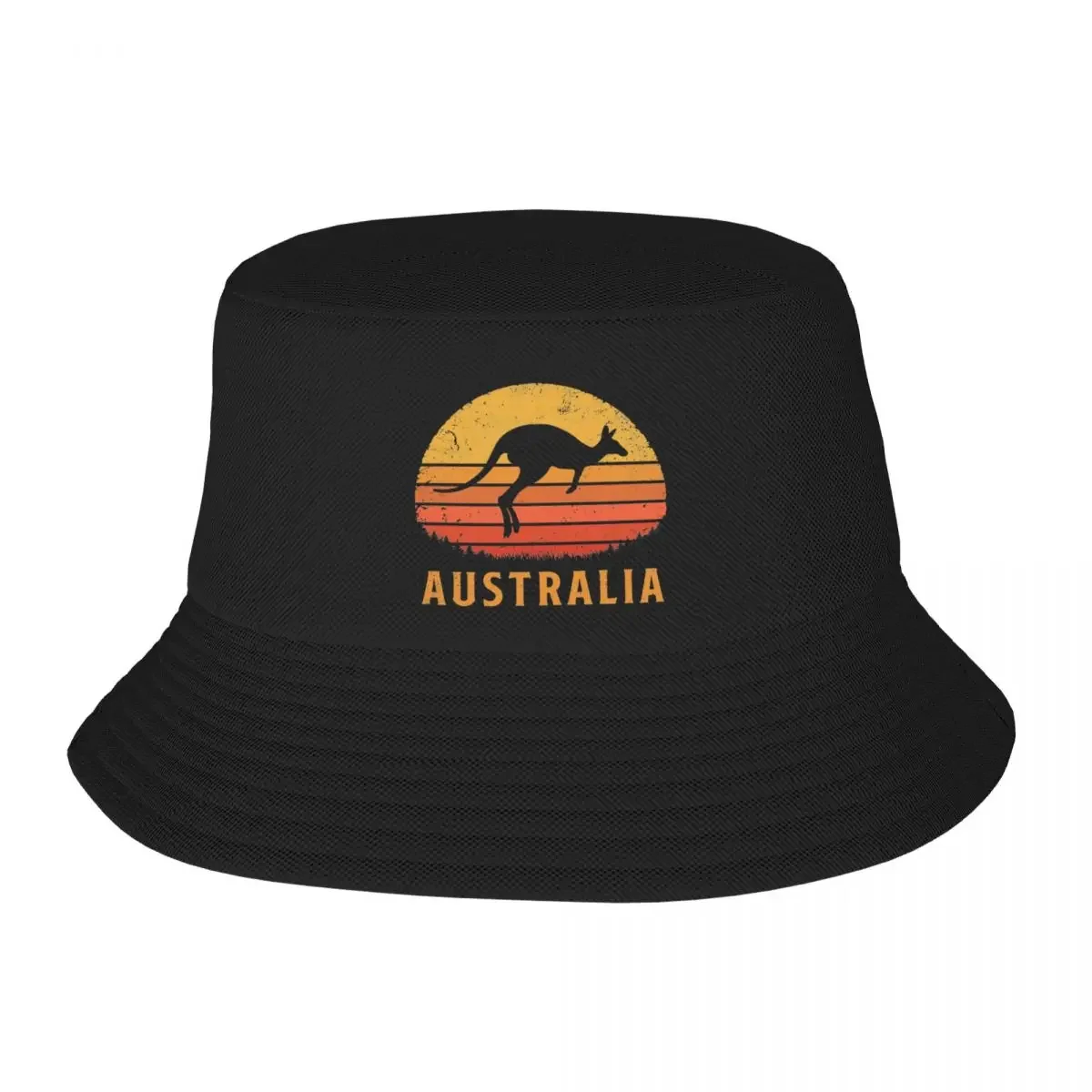 

Australia Retro Kangaroo Bucket Hat Luxury Man Hat Christmas Hat Women's Beach Men's