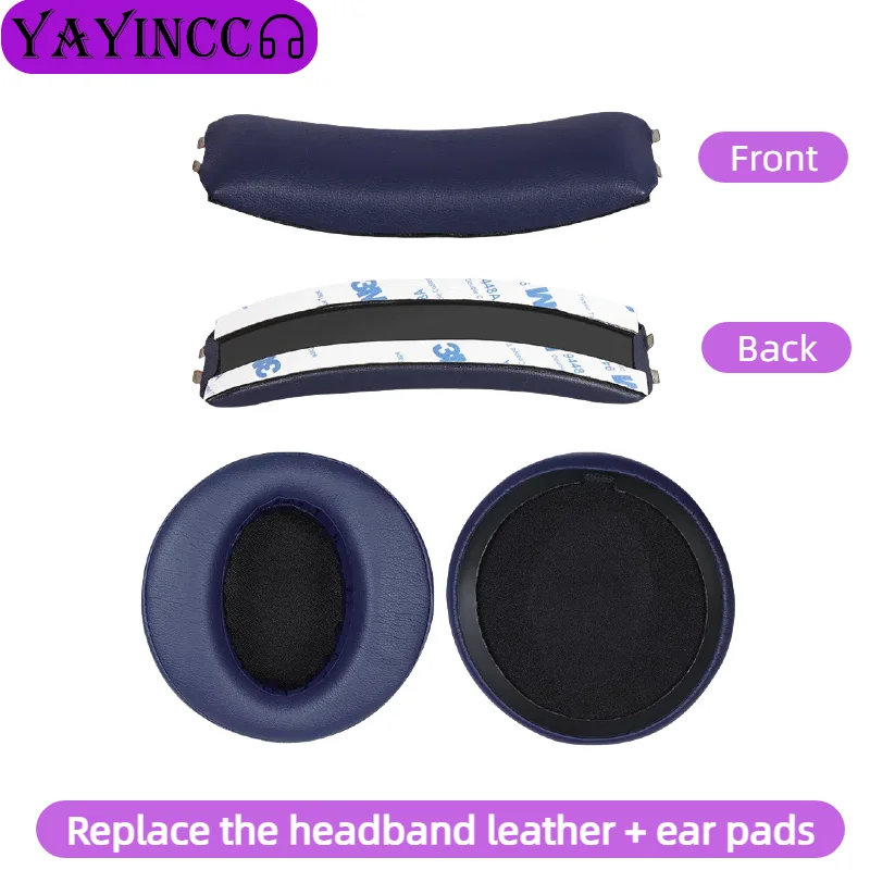 

YAYINCC Replacement Leather memory foam Earpads/Head beam cushion For Sony MDR-XB950BT MDR-XB950N1 MDR-XB950B1 Headphones ，