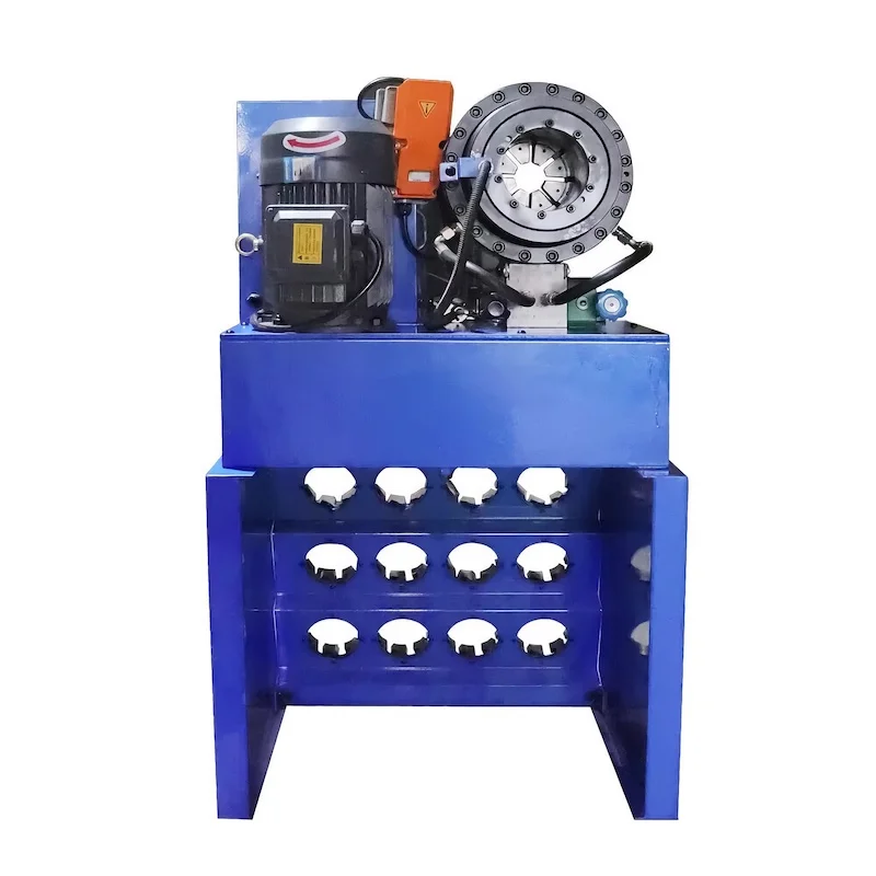 MK-85 Macchina automatica per prodotti in gomma industriale da 4KW Macchina idraulica per smussatura di tubi e crimpatrice per tubi 31,5Mpa