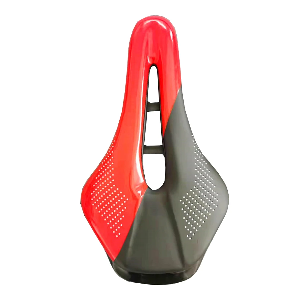 

Bicycle Saddle Seat Road Steel Rails Mountain Bike Cushion For Skid-proof Soft PU Leather Cycling Saddles