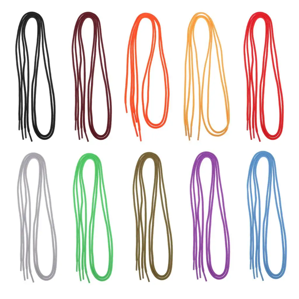 MagiDeal 1 쌍 신발 끈 야외 농구 러닝 하이킹 운동화 끈