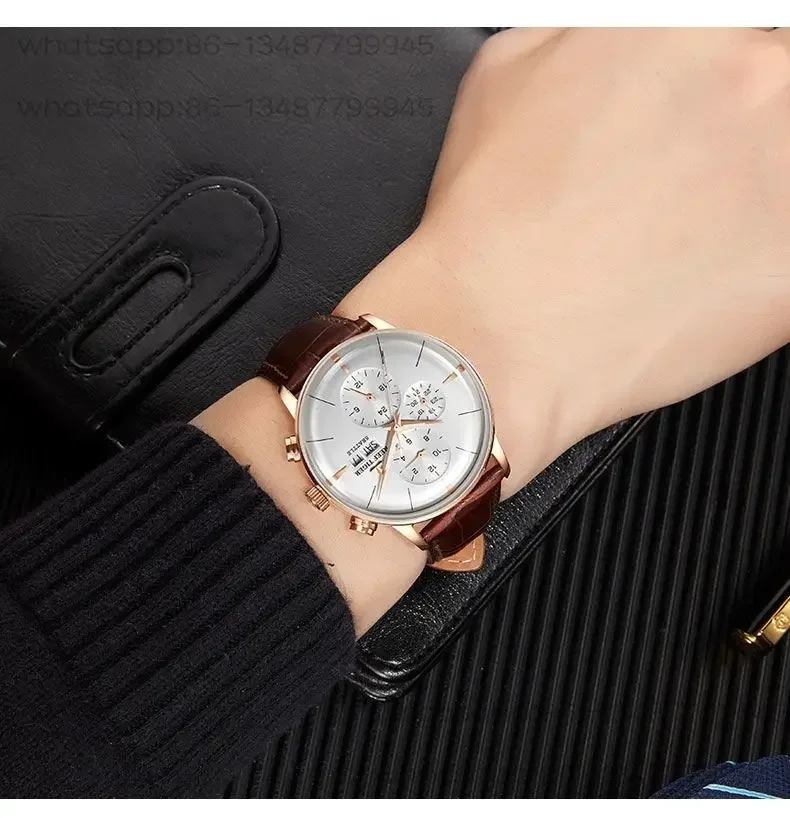 Official Genuine Men's Watch, Automatic Mechanical Waterproof Luminous Famous Brand Fashion Casual High-end Business Watch